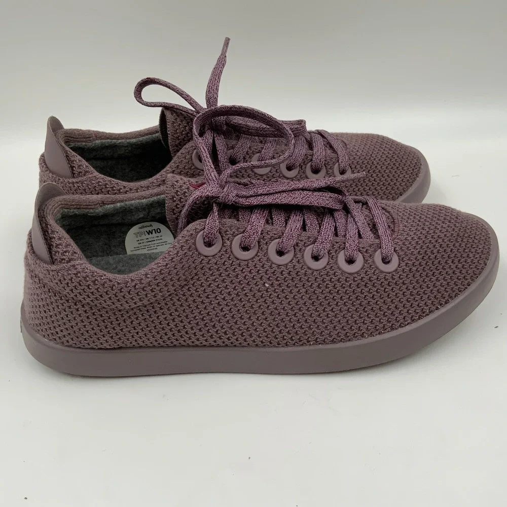 Allbirds Women's Wool Knit Sneakers Shoes Purple Size W10 - Picture 4 of 8